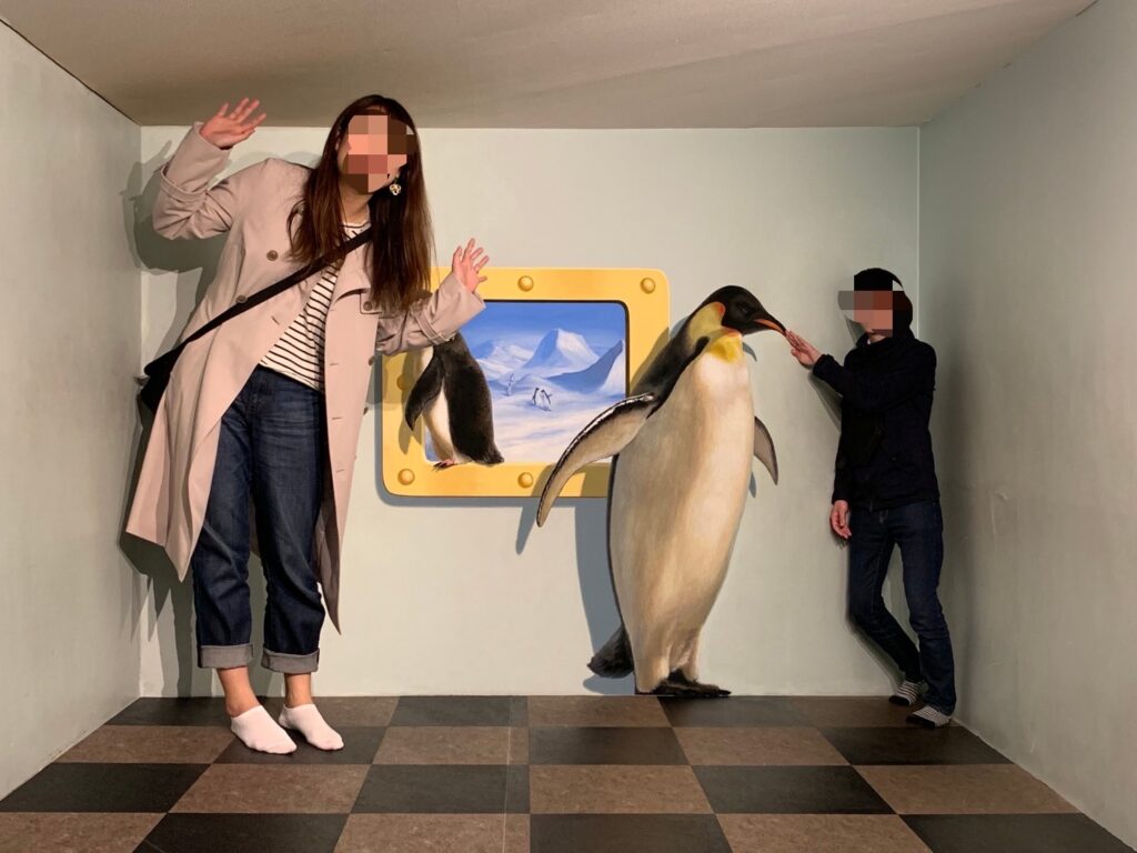 トリックアートの写真